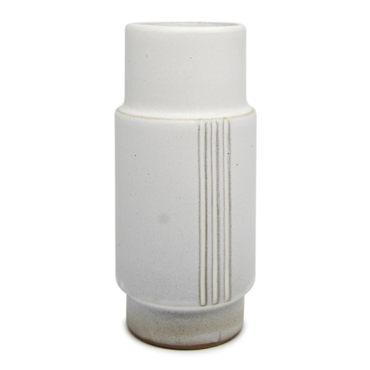Lọ hoa Zen Trụ S2 - Men 0015 Sành